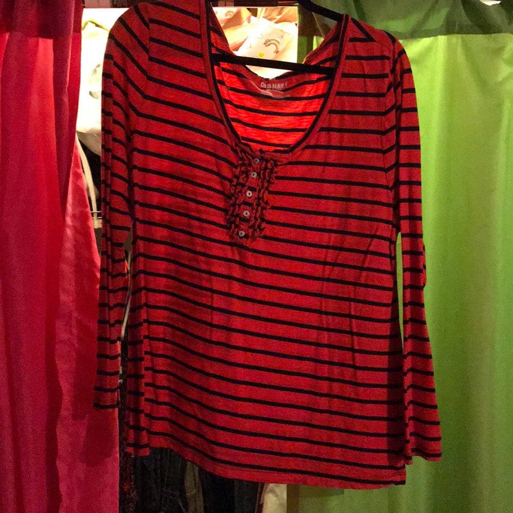 Long Sleeve Striped Shirt